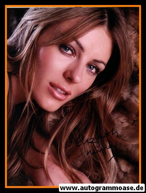 Autogramm Film (UK) | Elizabeth HURLEY | 2000er Foto (Portrait Color)