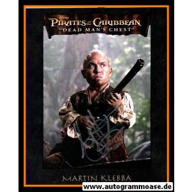 Autogramm Film (USA) | Martin KLEBBA | 2006 Foto "Pirates Of The Caribbean" 1