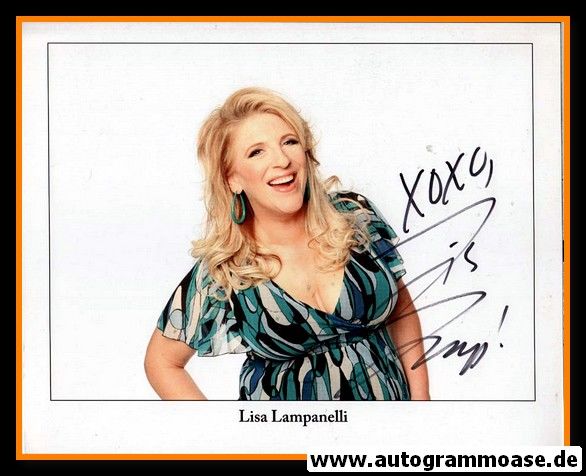 Autogramm Film (USA) | Lisa LAMPANELLI | 2000er (Portrait Color)