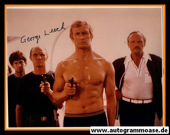 Autogramm Film (UK) | George LEECH | 1981 Foto "For Your Eyes Only" (James Bond)