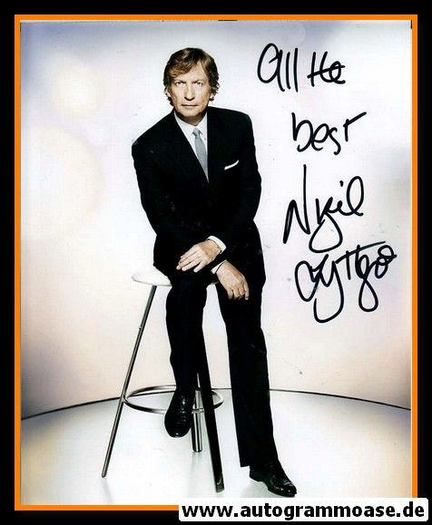 Autogramm Film (UK) | Nigel LYTHGOE | 2000er Foto (Portrait Color)
