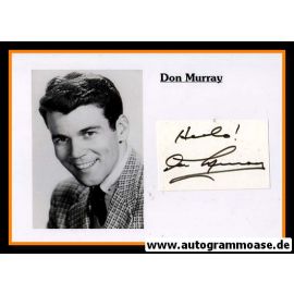 Autogramm Film (USA) | Don MURRAY | Index Card + Foto