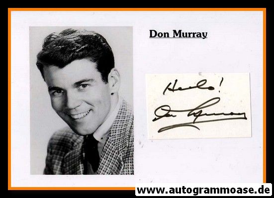 Autogramm Film (USA) | Don MURRAY | Index Card + Foto