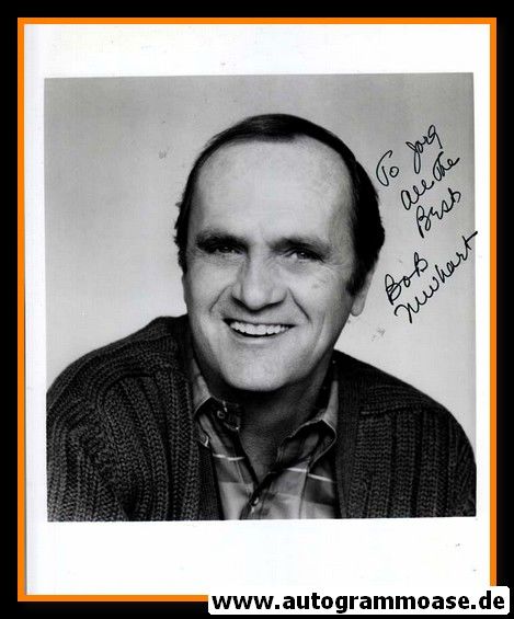 Autogramm Film (USA) | Bob NEWHART | 1980er Foto (Portrait SW)