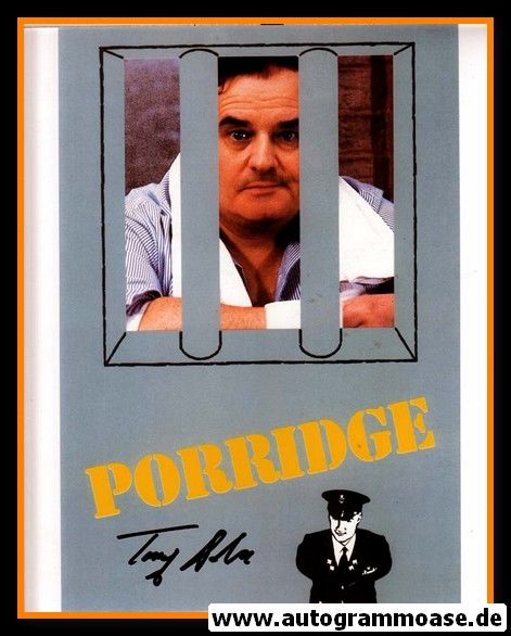 Autogramm Film (UK) | Tony OSOBA | 1970er Foto "Porridge"