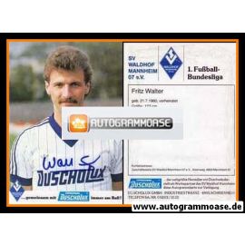 Autogramm Fussball | SV Waldhof Mannheim | 1983 | Fritz WALTER