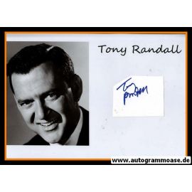 Autogramm Film (USA) | Tony RANDALL | Index Card + Foto