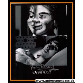 Autogramm Film (UK) | Yvonne ROMAIN | 1964 Foto "Devil Doll"