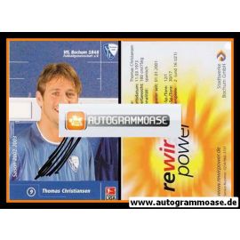 Autogramm Fussball | VfL Bochum | 2002 | Thomas CHRISTIANSEN