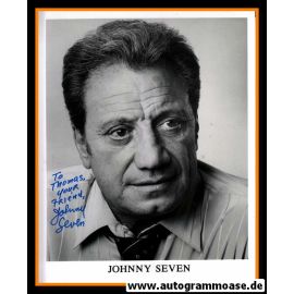 Autogramm Film (USA) | Johnny SEVEN | 1980er Foto (Portrait SW)