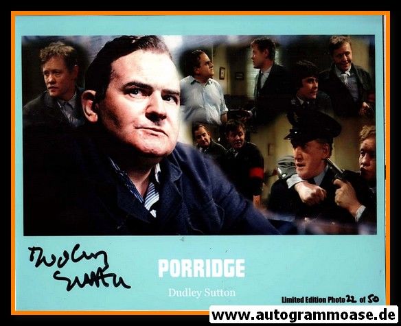 Autogramm Film (UK) | Dudley SUTTON | 1970er Foto "Porridge"