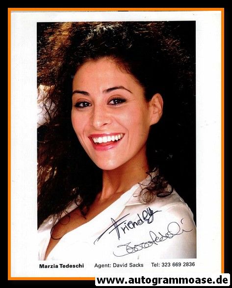 Autogramm Film (Italien) | Marzia TEDESCHI | 2000er (Portrait Color)