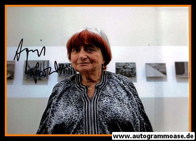Autogramm Film (Belgien) | Agnes VARDA | 2000er Foto (Portrait Color)