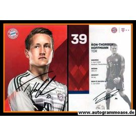 Autogramm Fussball | FC Bayern München | 2018 | Ron-Thorben HOFFMANN