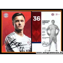 Autogramm Fussball | FC Bayern M&uuml;nchen | 2018 | Christian FR&Uuml;CHTL