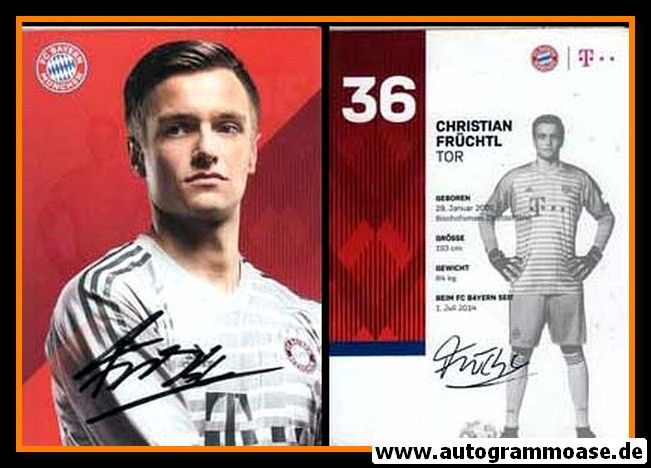 Autogramm Fussball | FC Bayern München | 2018 | Christian FRÜCHTL