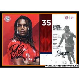 Autogramm Fussball | FC Bayern M&uuml;nchen | 2018 | Renato SANCHES