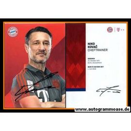 Autogramm Fussball | FC Bayern München | 2018 | Niko KOVAC