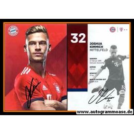 Autogramm Fussball | FC Bayern M&uuml;nchen | 2018 | Joshua KIMMICH