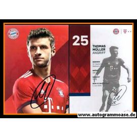 Autogramm Fussball | FC Bayern M&uuml;nchen | 2018 | Thomas M&Uuml;LLER