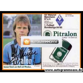 Autogramm Fussball | SV Waldhof Mannheim | 1984 | Ulf QUAISSER