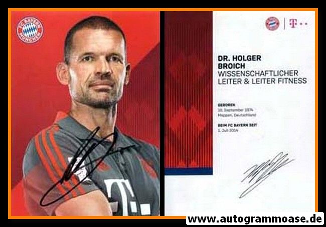 Autogramm Fussball | FC Bayern München | 2018 | Holger BROICH