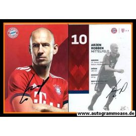 Autogramm Fussball | FC Bayern M&uuml;nchen | 2018 | Arjen ROBBEN