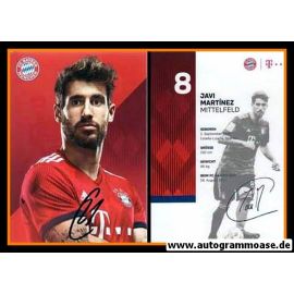 Autogramm Fussball | FC Bayern München | 2018 | Javi MARTINEZ