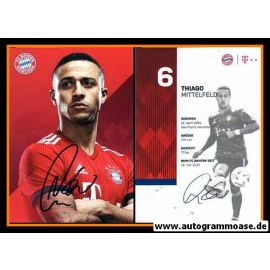Autogramm Fussball | FC Bayern M&uuml;nchen | 2018 | THIAGO