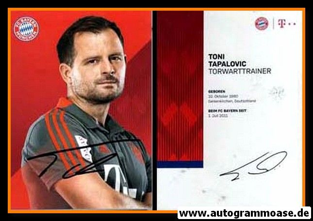 Autogramm Fussball | FC Bayern München | 2018 | Toni TAPALOVIC