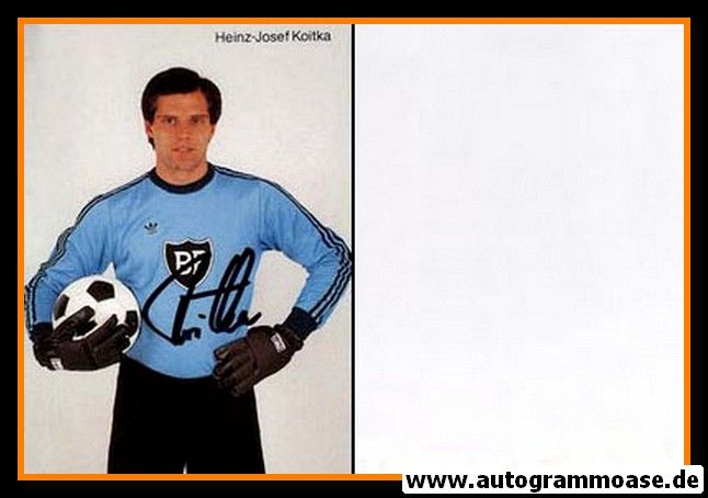 Autogramm Fussball | Hamburger SV | 1980 | Heinz-Josef KOITKA