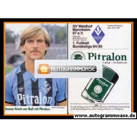 Autogramm Fussball | SV Waldhof Mannheim | 1984 | Helmut ROMBACH