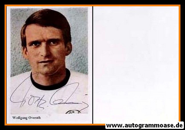 Autogramm Fussball | DFB | 1970er Foto | Wolfgang OVERATH (Portrait Color)
