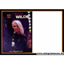 Autogramm Pop (UK) | Kim WILDE | 2010er (Portrait Color)