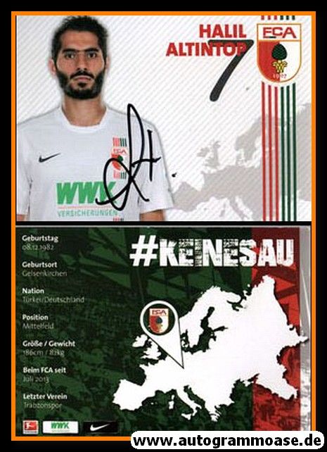 Autogramm Fussball | FC Augsburg | 2015 | Halil ALTINTOP
