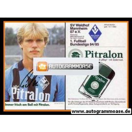 Autogramm Fussball | SV Waldhof Mannheim | 1984 | Alfred SCHÖN