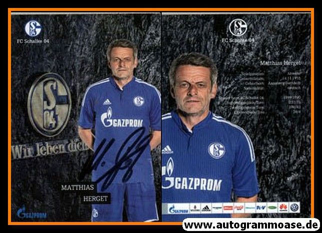 Autogramm Fussball | FC Schalke 04 | 2010er TM | Matthias HERGET