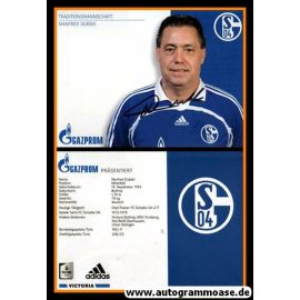 Autogramm Fussball | FC Schalke 04 | 2008 TM | Manfred DUBSKI