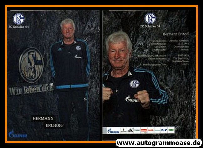 Autogramm Fussball | FC Schalke 04 | 2010er TM | Hermann ERLHOFF