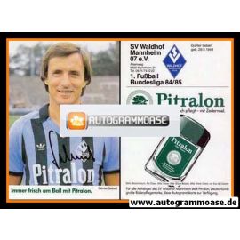 Autogramm Fussball | SV Waldhof Mannheim | 1984 | Günter SEBERT
