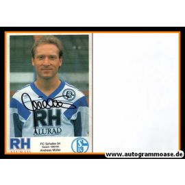 Autogramm Fussball | FC Schalke 04 | 1989 | Andreas MÜLLER