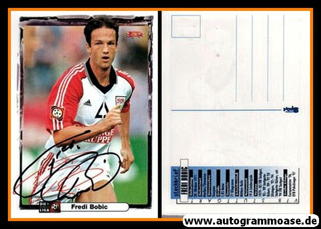Autogramm Fussball | VfB Stuttgart | 1990er Bravo | Fredi BOBIC