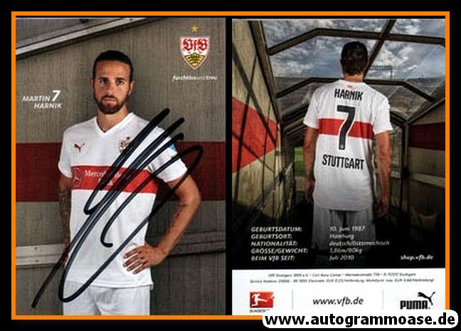 Autogramm Fussball | VfB Stuttgart | 2015 | Martin HARNIK