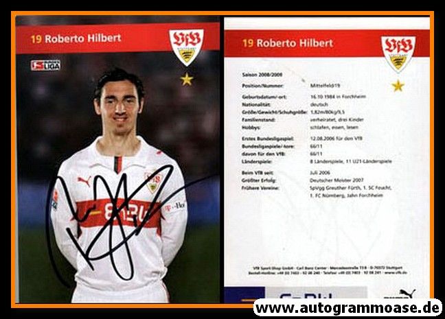 Autogramm Fussball | VfB Stuttgart | 2008 | Roberto HILBERT