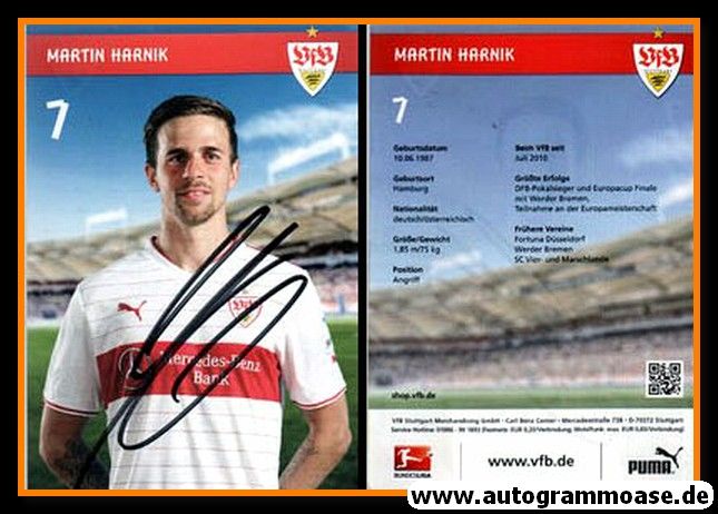 Autogramm Fussball | VfB Stuttgart | 2013 | Martin HARNIK