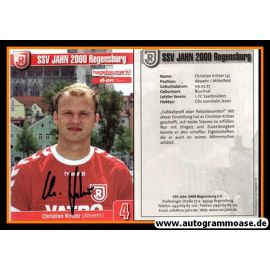 Autogramm Fussball | SSV Jahn Regensburg | 2003 | Christian KRITZER