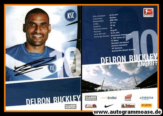 Autogramm Fussball | Karlsruher SC | 2011 | Delron BUCKLEY