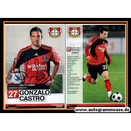Autogramm Fussball | Bayer Leverkusen | 2009 | Gonzalo CASTRO