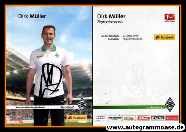 Autogramm Fussball | Borussia Mönchengladbach | 2012 | Dirk MÜLLER
