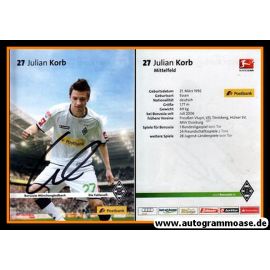 Autogramm Fussball | Borussia Mönchengladbach | 2012 | Julian KORB